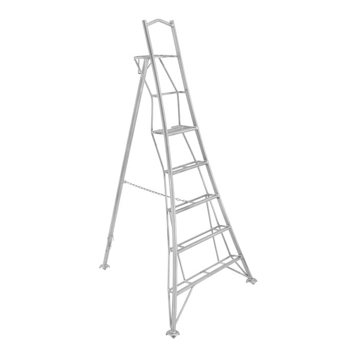 aluminium treden - Aluminium (plateau) ladders - De Wil
