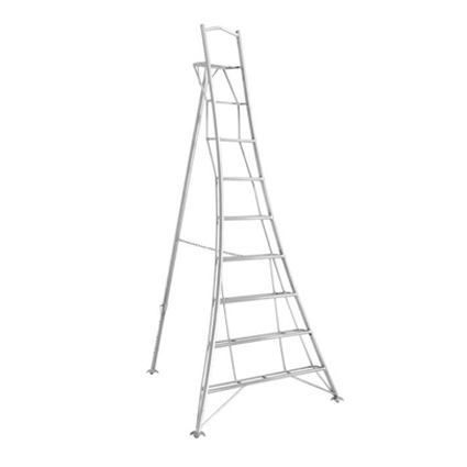 Plateauladder aluminium treden Aluminium (plateau) ladders - De